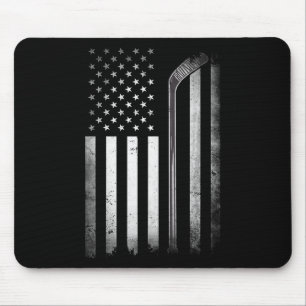 Us Ice Hockey Usa Practice Flag American Women Men Mouse Pad