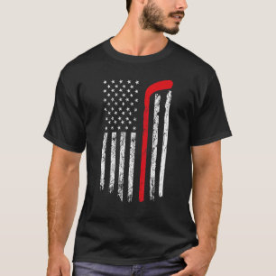 US Ice Hockey USA Practice Flag American Women Men T-Shirt