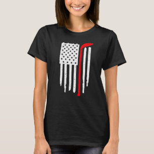 US Ice Hockey USA Practice Flag American Women Men T-Shirt