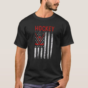 US Ice Hockey USA Practice Flag American Women Men T-Shirt