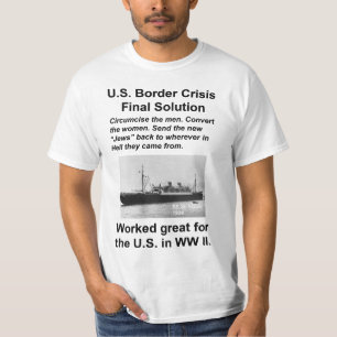 US Immigration black T-Shirt