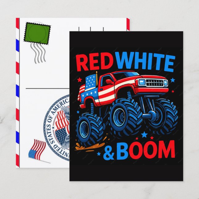 us independence day cards (Front/Back)