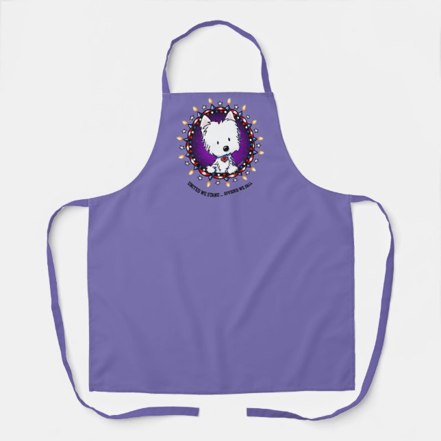 US July 4th Westie Apron (Front)
