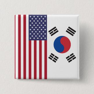 US-Korea Flag Button