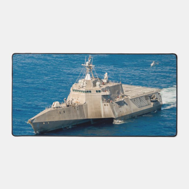 US LITTORAL COMBAT SHIP – LCS DESK MAT (Front)