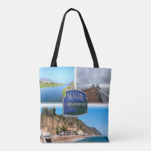 US Los Angeles - Malibu - Lagoon - Pier - beach Tote Bag
