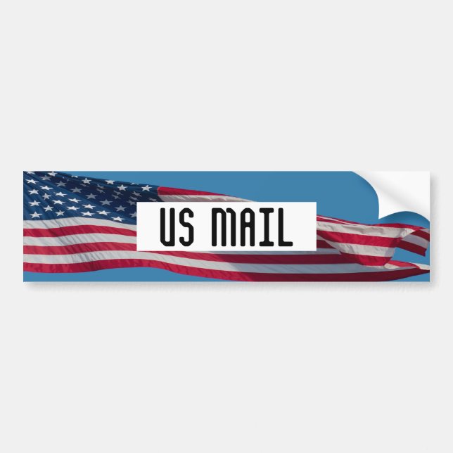 US MAIL bumper sticker (Front)