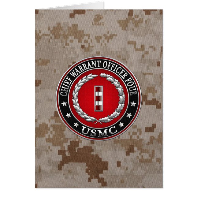 US Marines: Chief Warrant Four (USMC CWO-4) [3D] (Front)