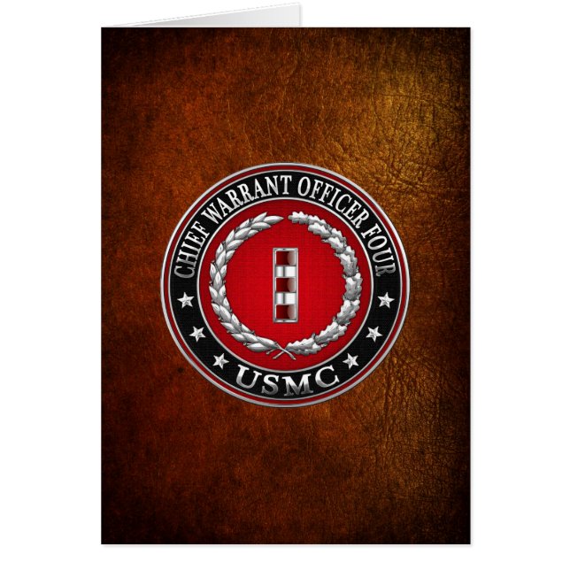 US Marines: Chief Warrant Four (USMC CWO-4) [3D] (Front)