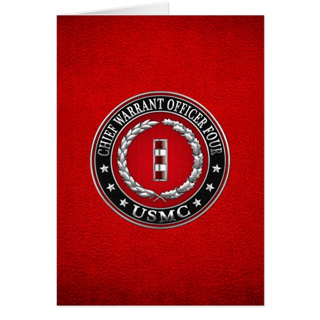 US Marines: Chief Warrant Four (USMC CWO-4) [3D] (Front)