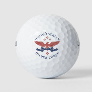 US MARINES Eagle RWB Patriotic Semper Fi Golf Balls