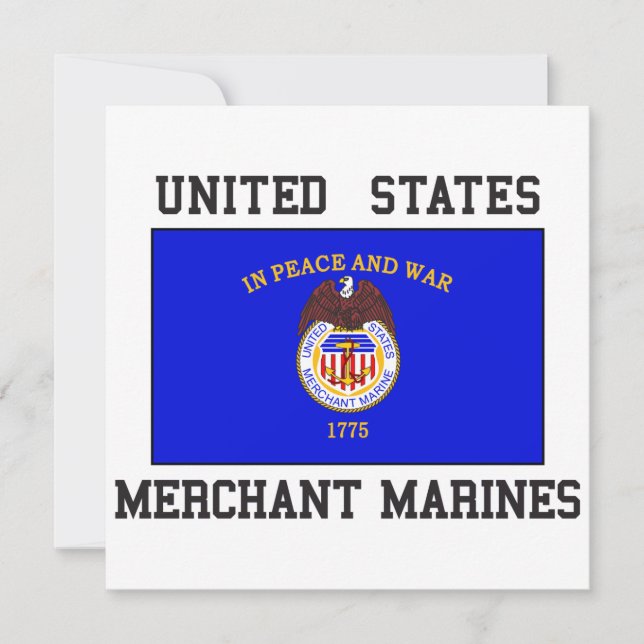 US Merchant Marine Invitation (Front)
