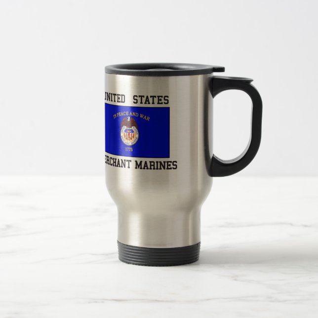 US Merchant Marine Travel Mug (Right)