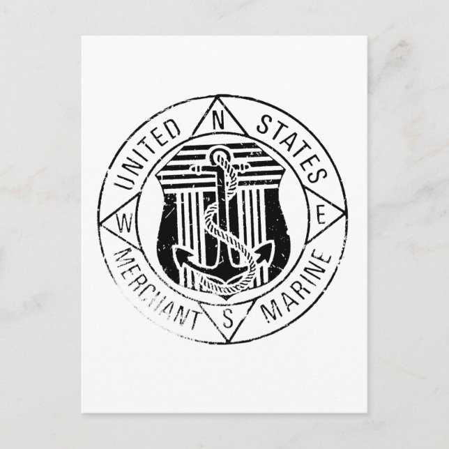 US Merchant Marines by: David Lee Postcard (Front)