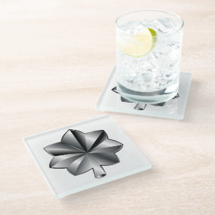 US Military Rank - Lieutenant Colonel Glass Coaster
