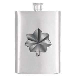 US Military Rank - Lieutenant Colonel Hip Flask
