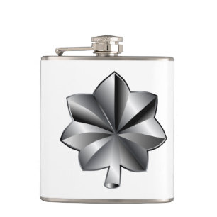 US Military Rank - Lieutenant Colonel Hip Flask