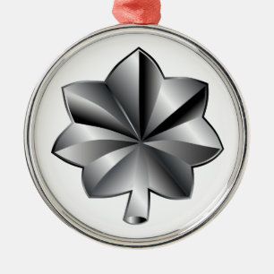 US Military Rank - Lieutenant Colonel Metal Ornament
