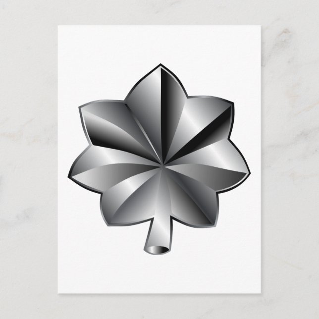 US Military Rank - Lieutenant Colonel Postcard (Front)