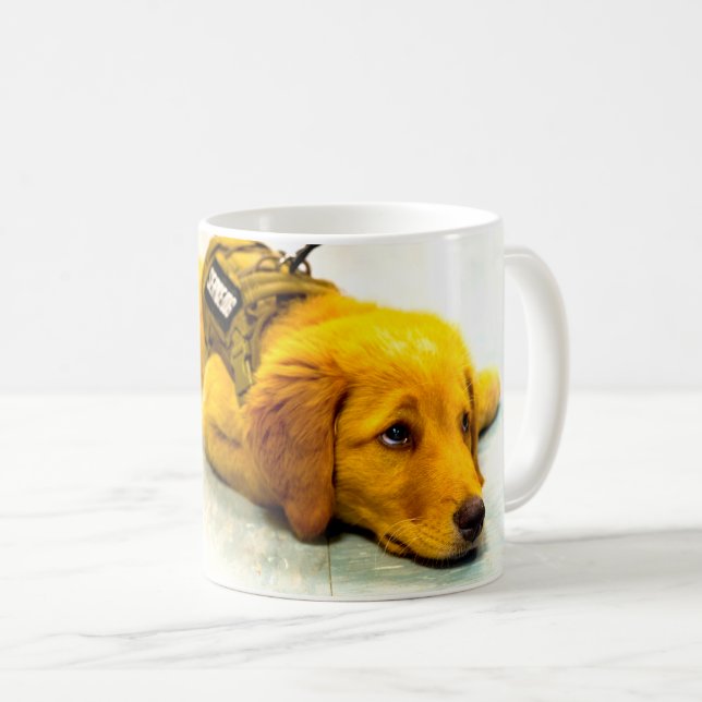 US MILITARY SERVICE DOG COFFEE MUG (Front Right)