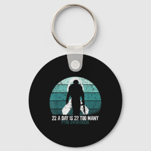 Us Military Veterans Suicide Awareness Ptsd Awaren Key Ring