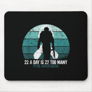 Us Military Veterans Suicide Awareness Ptsd Awaren Mouse Pad