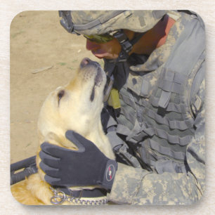 US MILITARY WORKING DOG COASTER