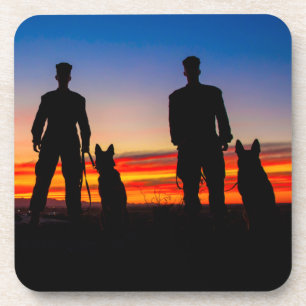 US MILITARY WORKING DOG COASTER