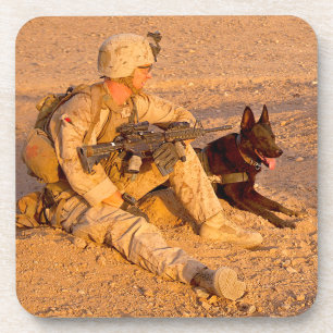 US MILITARY WORKING DOG COASTER