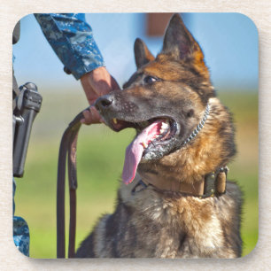 US MILITARY WORKING DOG COASTER