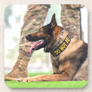 US MILITARY WORKING DOG COASTER