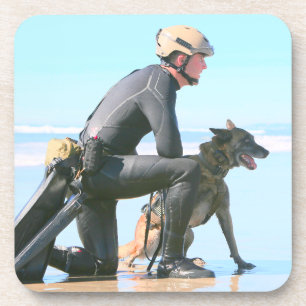 US MILITARY WORKING DOG COASTER