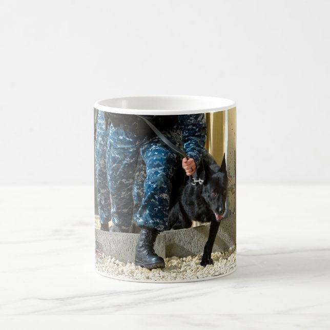 US MILITARY WORKING DOG COFFEE MUG (Center)