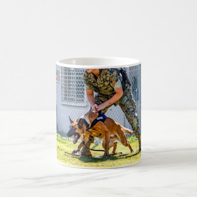 US MILITARY WORKING DOG COFFEE MUG (Center)