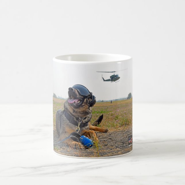 US MILITARY WORKING DOG COFFEE MUG (Center)