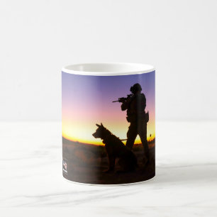 US MILITARY WORKING DOG COFFEE MUG