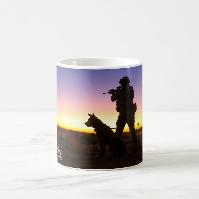 US MILITARY WORKING DOG COFFEE MUG (Center)