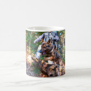 US MILITARY WORKING DOG COFFEE MUG