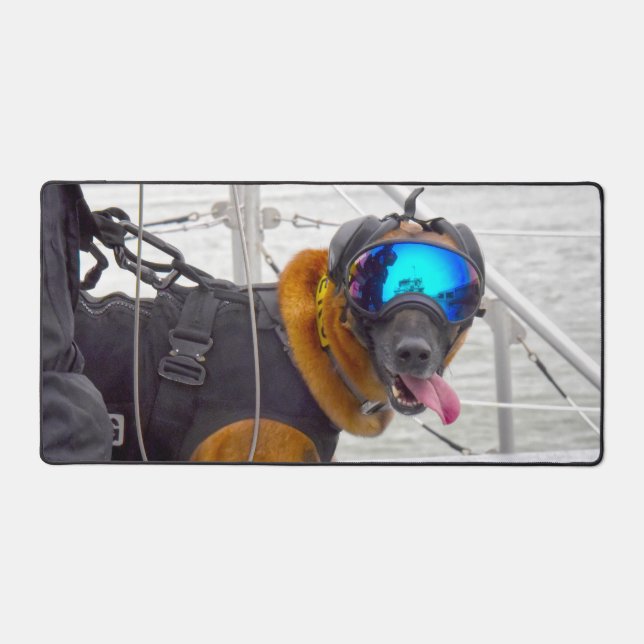 US MILITARY WORKING DOG DESK MAT (Front)