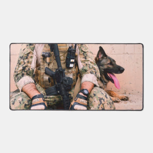 US MILITARY WORKING DOG DESK MAT