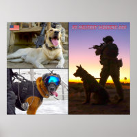 US MILITARY WORKING DOG
