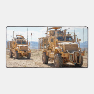 US MINE-RESISTANT AMBUSH PROTECTED VEHICLE DESK MAT