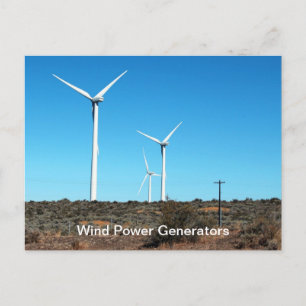 US Montana Windmills Postcard