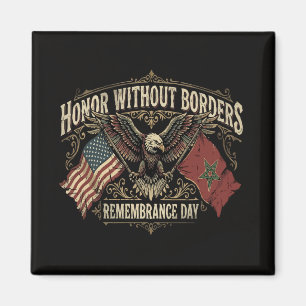 US-Morocco Remembrance Day Honour Without Border Magnet