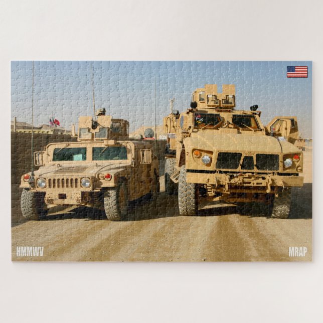 US MRAP VEHICLE (20x30 inch) Jigsaw Puzzle (Horizontal)