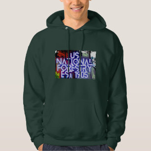US National Forestry Est 1905 Pop Art Ranger Hoodie