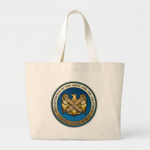 US National Guard Bureau Large Tote Bag
