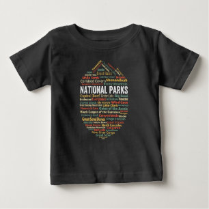 Us National Parks Baby T-Shirt