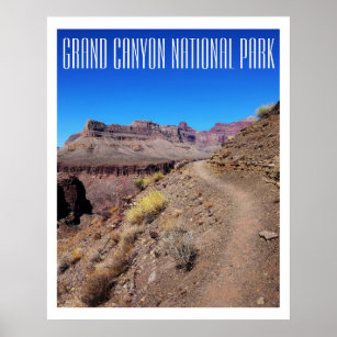 US National Parks Grand Canyon Landscape Poster