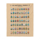 US National Parks of America Checklist Vintage